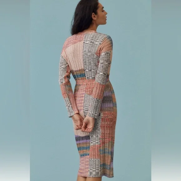 NWOT Anthropologie Patchwork Cardigan Sweater - Size XS/S - Picture 2 of 4